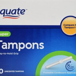 Tampones Equate Super Easy Hold Grip 40 Unidades Tampax New_1