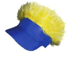 Gorra Azul - Amarilla Imitando Pelo Rubio Disfraz_0