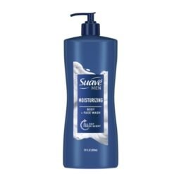 Shampoo Suave Men Moisturizing Corporal Cara Jabon Gel 828ml_0
