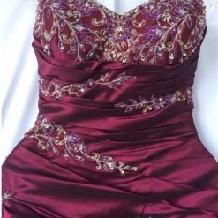 Vestido De Xv 15 Quince Años Color Merlot Quinceañera_3