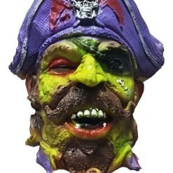 Mascara De Pirata Latex Ojo Parchado Dislraz Halloween_0