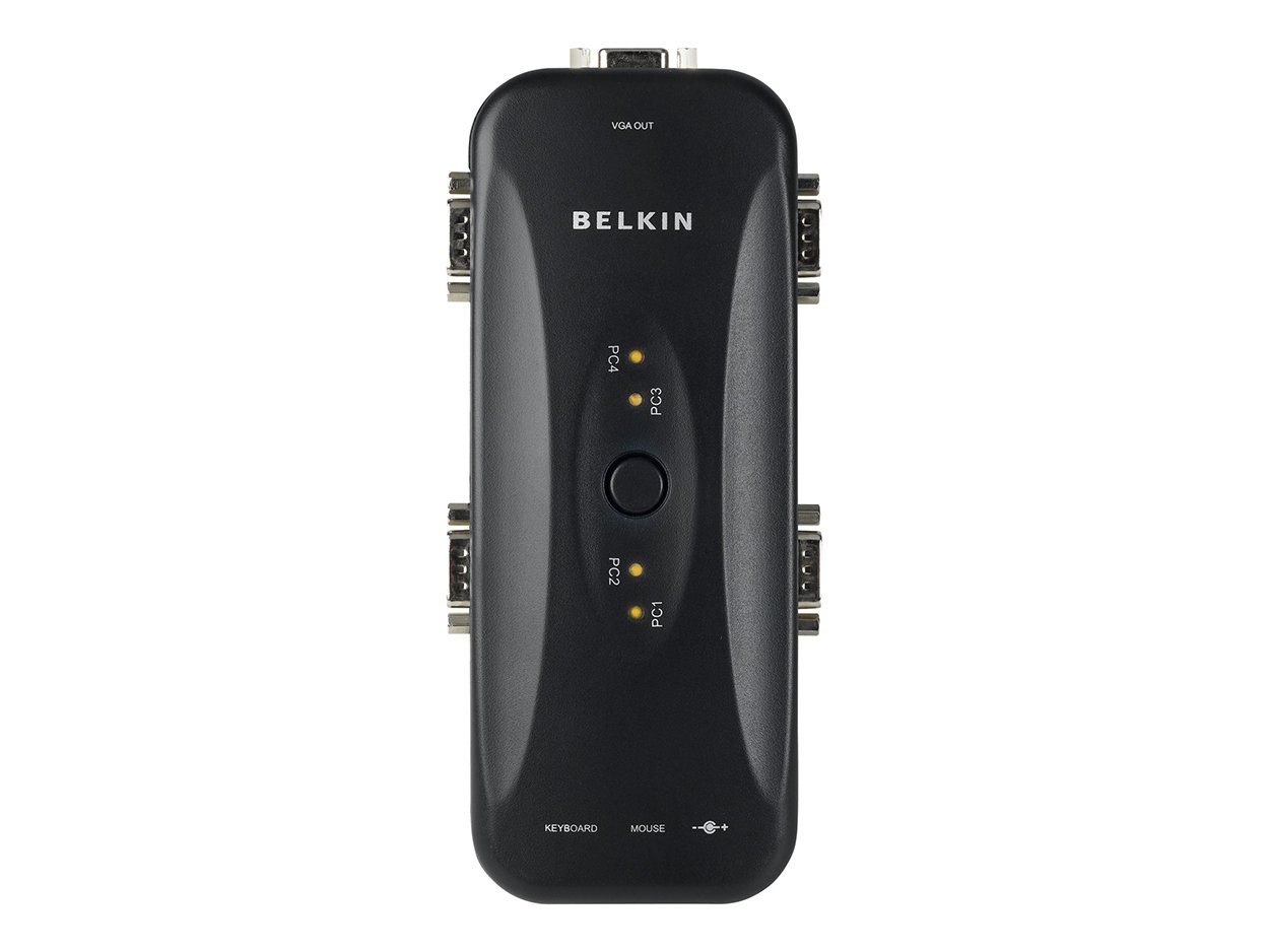 Switch Conmutador BELKIN 4 Puertos PS/2 KVM_1