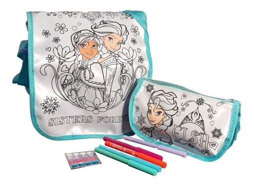 Colorea Pinta Tu Propio Bolso 2 Pack Frozen Disney Niñas_0