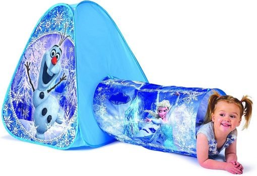 Casita Frozen Pop-up Tienda Casa De Campaña Con Tunel_0