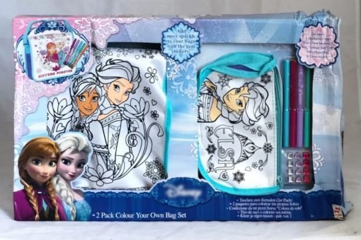 Colorea Pinta Tu Propio Bolso 2 Pack Frozen Disney Niñas_2