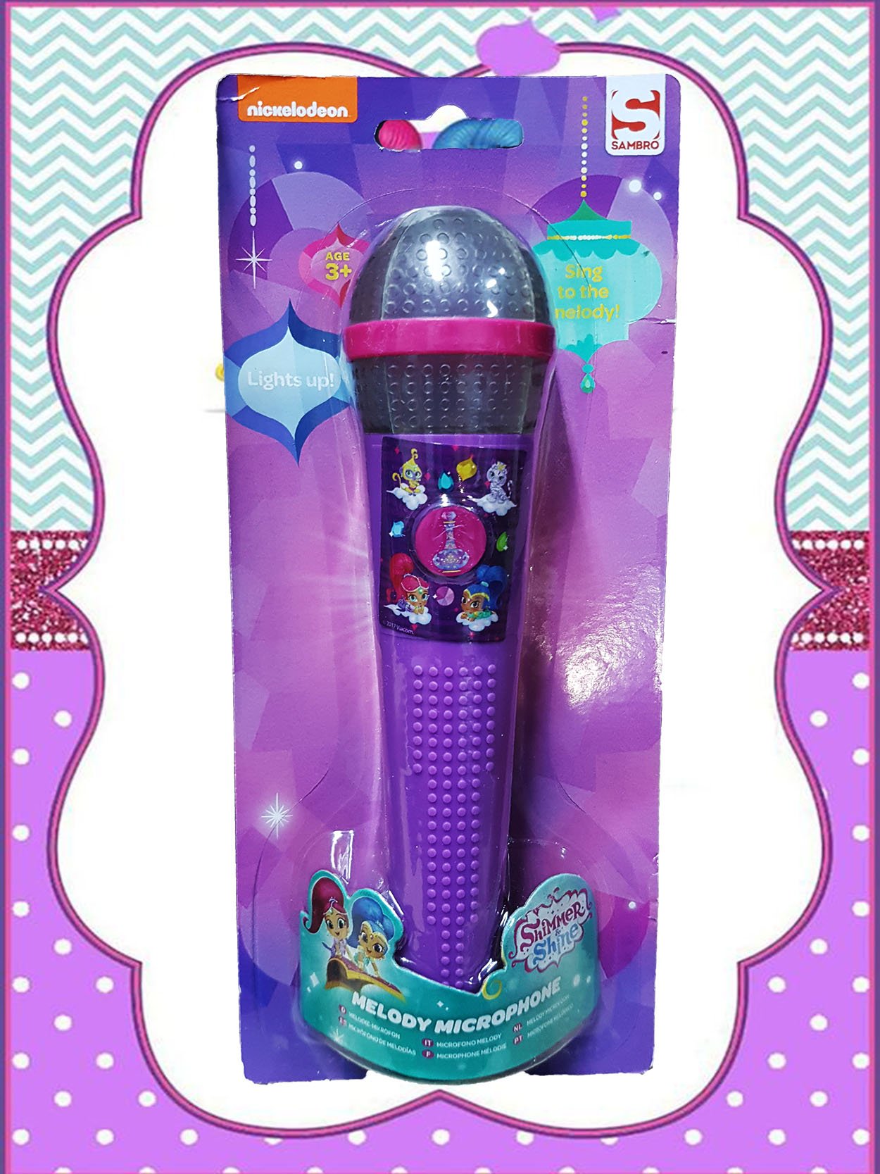 Microfono Juguete Melody Shimmer and Shine Pequeñas Genios_1 Microfono Juguete Melody Shimmer and Shine Pequeñas Genios_1