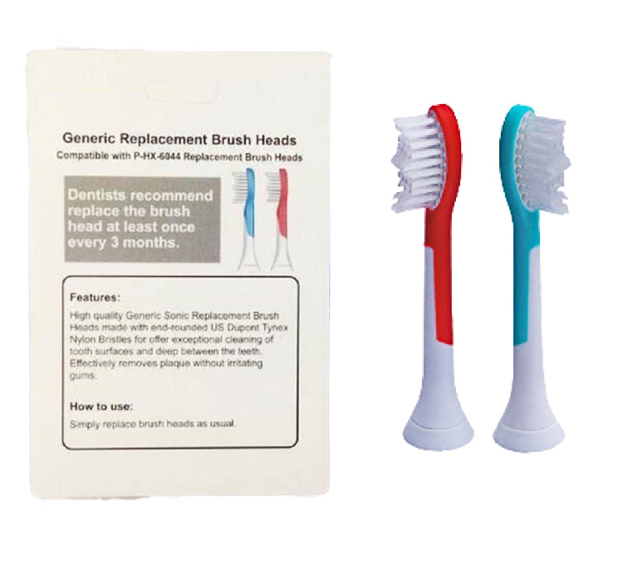 Paquete 4 Cabezales De Repuesto P-HX-6044 Cepillo De Dientes_2 Paquete 4 Cabezales De Repuesto P-HX-6044 Cepillo De Dientes_2