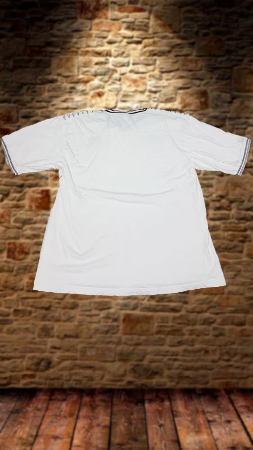 Playera ENYCE 100% Algodón Blanca Talla 4X Manga Corta_3