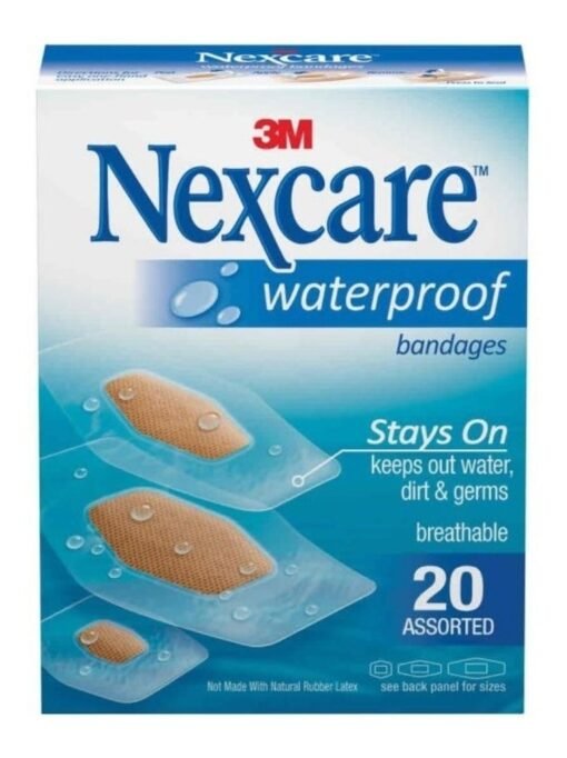 Nexcare Curitas Benditas Impermeables Antibacterial 20pz _0