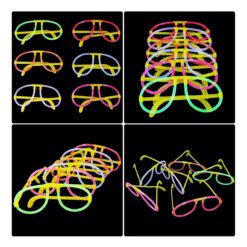 Lentes De Neon Tuny Glow Para Fiestas Kit De 5 Lentes Pack_8