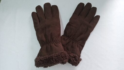 Guantes Aislante Cuero Gamuza Tela Afelpado Dama Thinsulate_9