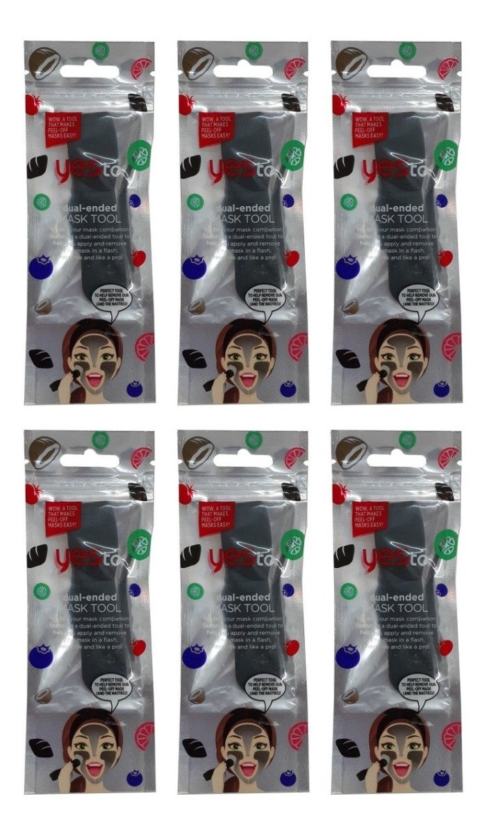 Aplicador Para Mascarila Doble Funcion Yes To Pack Con 6_1 Aplicador Para Mascarila Doble Funcion Yes To Pack Con 6_1