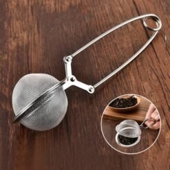 Bola Infusora De Te Con Malla Pinza Pinzon Acero Inoxidable _2