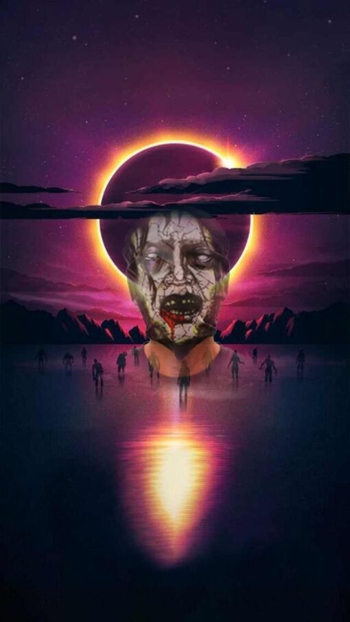Mascara Terrorifica De Nylon Night Zombie Halloween _1