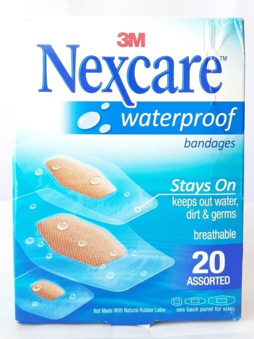 Nexcare Curitas Benditas Impermeables Antibacterial 20pz _3