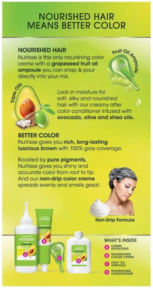 Tinte Cabello Garnier Nutrisse Butternut Natural Creme_41