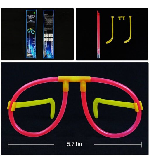 Lentes De Neon Tuny Glow Para Fiestas Kit De 5 Lentes Pack_9