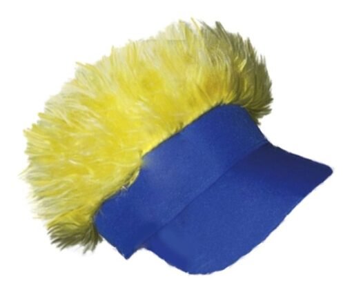 Gorra Azul - Amarilla Imitando Pelo Rubio Accesorio Disfraz_3