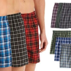 Boxer Holgado Niño Dif Marcas Colores Estilo Escoces Cuadros_2