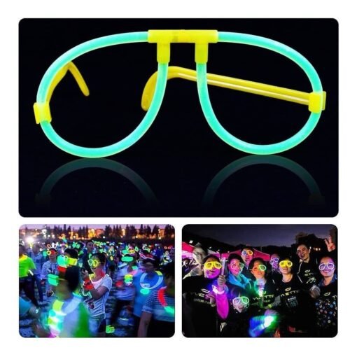 Lentes De Neon Tuny Glow Para Fiestas Kit De 5 Lentes Pack_2