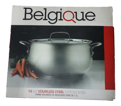 Horno Holandes De Acero Inoxidable 7.5 Qt 7.1 Litros_1
