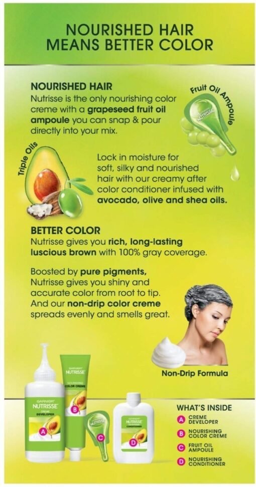 Tinte Cabello Garnier Nutrisse Butternut Natural Creme_45