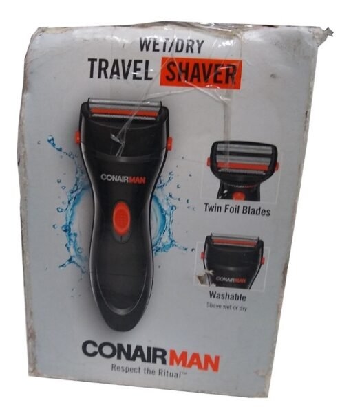 Maquina Afeitadora Conairman Travel Shaver Viaje Humedo New_5