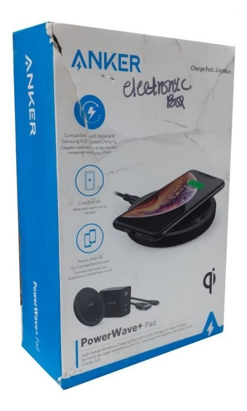 Cargador Inalambrico Anker Powerwave Inalambrico iPhone New_0
