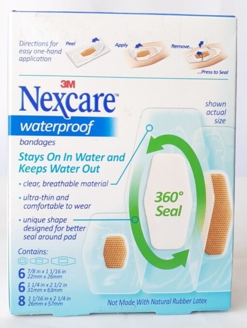 Nexcare Curitas Benditas Impermeables Antibacterial 20pz _1