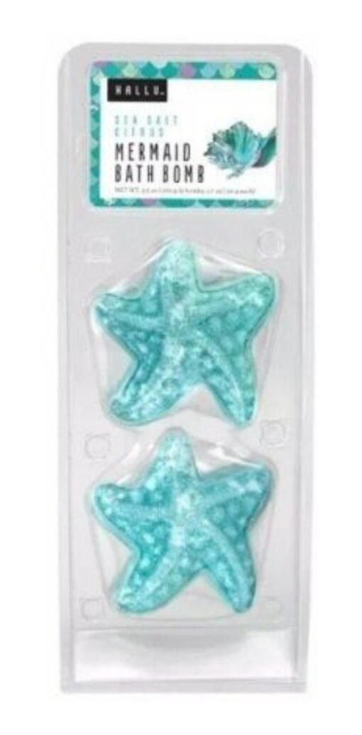Paquete 3 Bomba Baño Hallu Citricos Sal Marina Mermaid 100 G_0