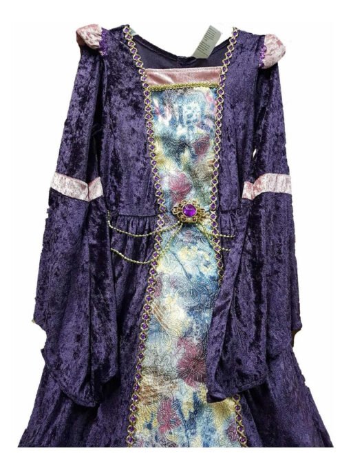 Vestido Princesa Medieval Violeta 7 A 9 Años_2