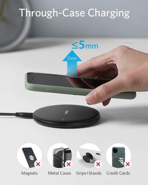 Cargador Inalambrico Anker Powerwave Inalambrico iPhone New_2