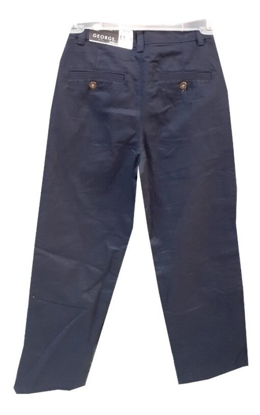 Pantalon Escolar Azul Marino George Uniforme Niño Repelente _2