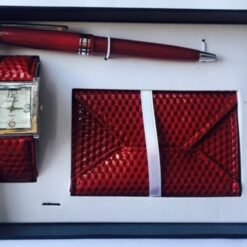 Reloj De Cuarzo Pulsera Set Cartera Plumón Ensemble Dama_2