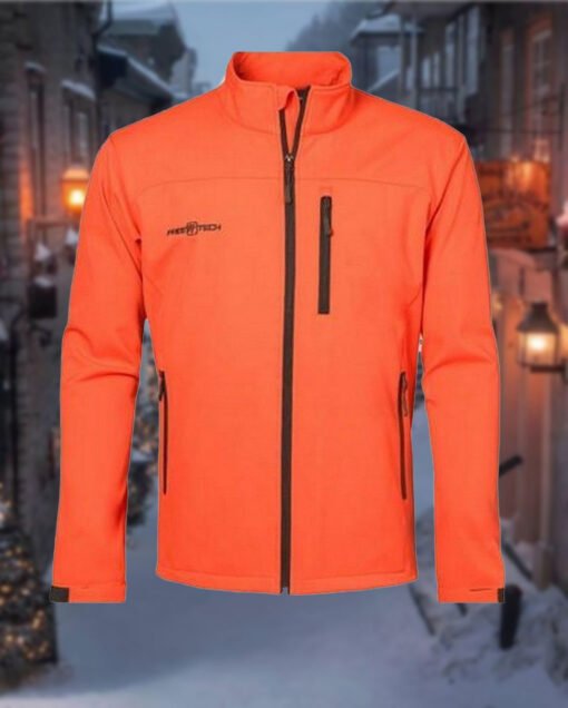 Chamarra Naranja Freetech Softshell Talla 46-48_3