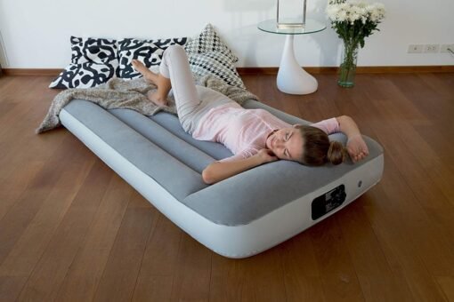 Colchon Cama Inflable Bomba Electrica Bestway Queen _3