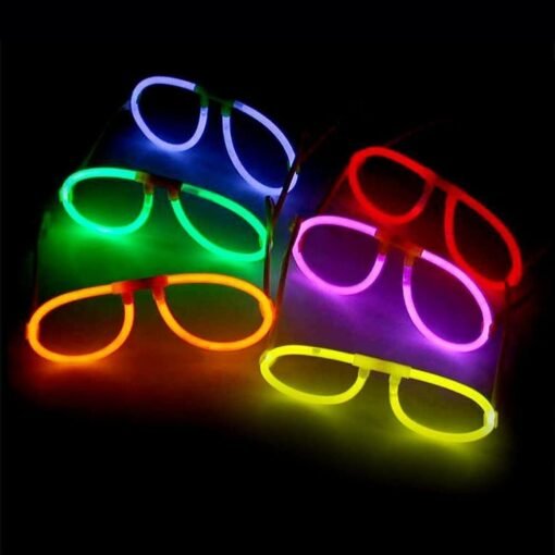 Lentes De Neon Tuny Glow Para Fiestas Kit De 5 Lentes Pack_1