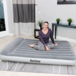 Colchon Cama Inflable Bomba Electrica Bestway Queen _2