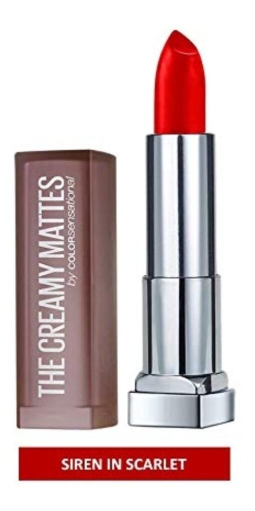 Color Sensational Creamy Mattes Labial Lipstick Maybelline _6
