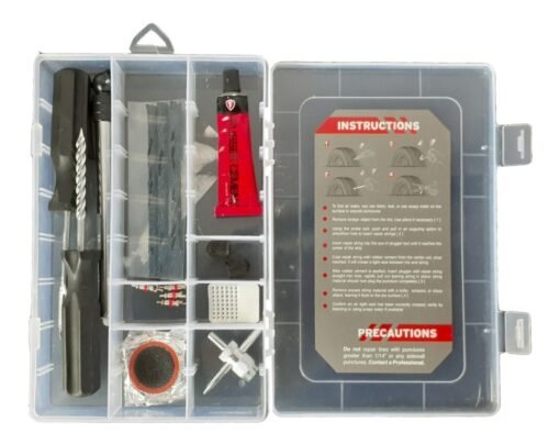 Kit Juego Reparacion Llantas Firestone Parchado Herramienta _0