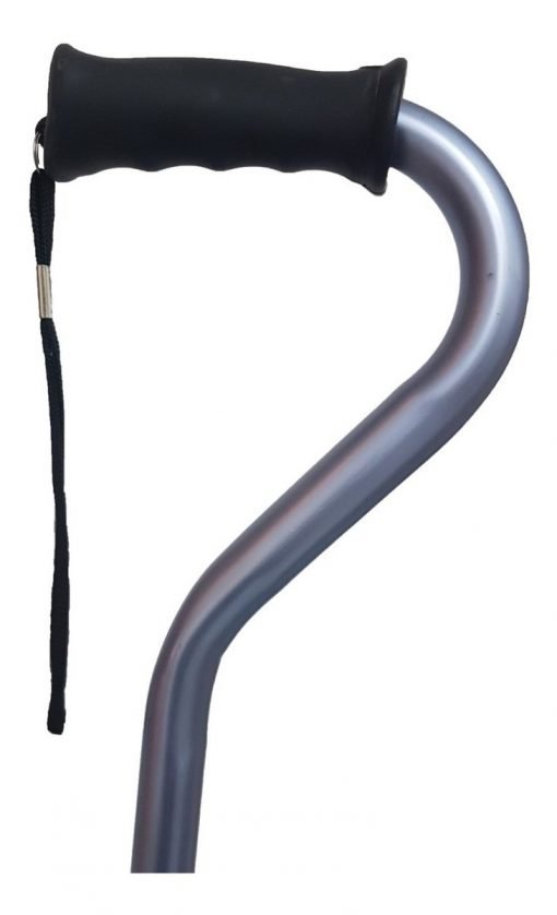 Baston Carex Azul Gris Metalico Aluminio Mango Suave Liviano_3