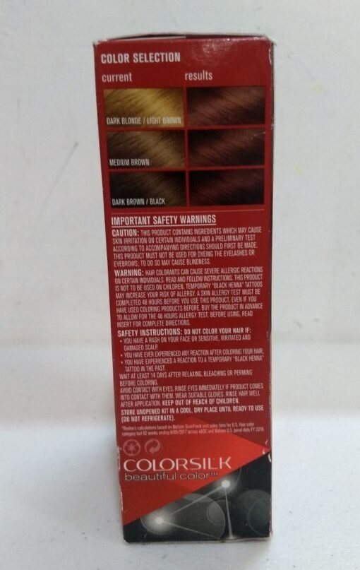 Tinte Cabello Revlon Color Seda Permanente Libre Amoniaco _30