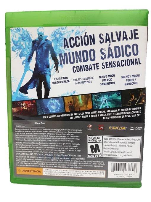 Dmc Devil May Cry: Definitive Edition - Xbox One CAPCOM_1