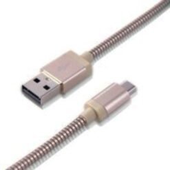 Cable Datos Carga Rosa Metalico Blackweb Reforzado Micro Usb_2