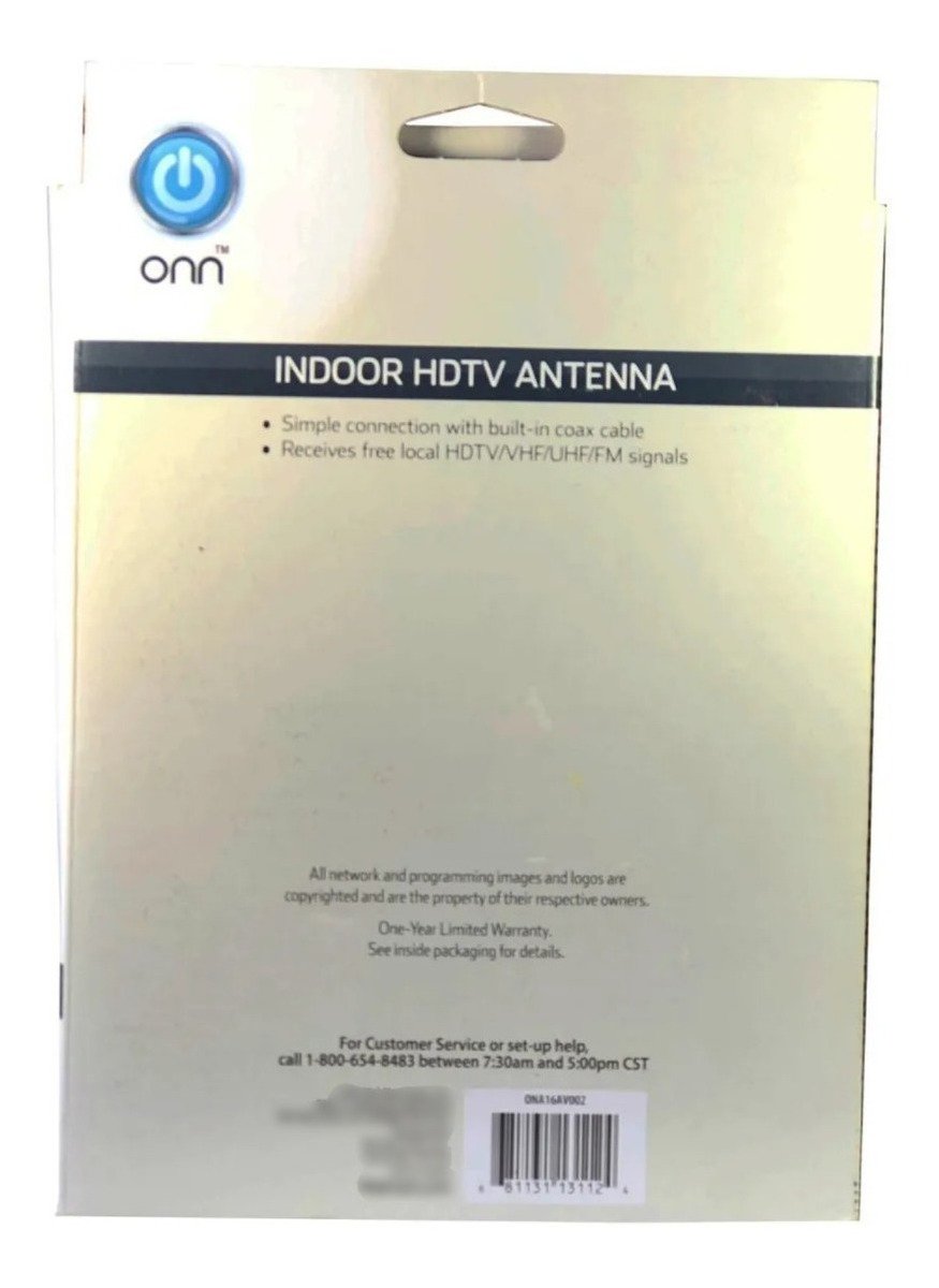 Antena Para Interior Onn Hdtv Pasiva Alta Definicion Conejo_3 Antena Para Interior Onn Hdtv Pasiva Alta Definicion Conejo_3