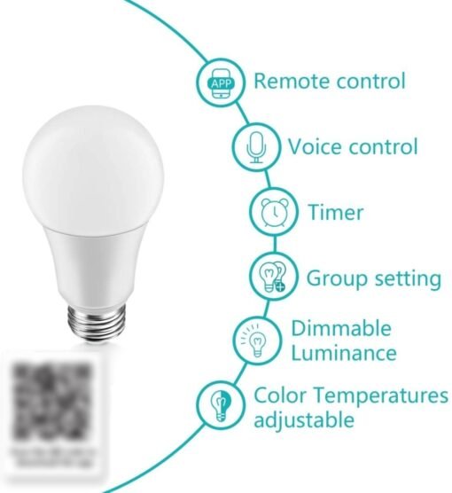 Foco Inteligente Colores Wifi Smart Bulb Compatible Alexa As_7