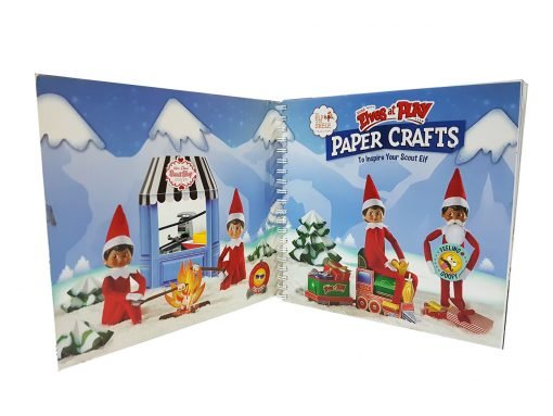 Libro De Manualidades Con Papel Cartón Elves At Play _4