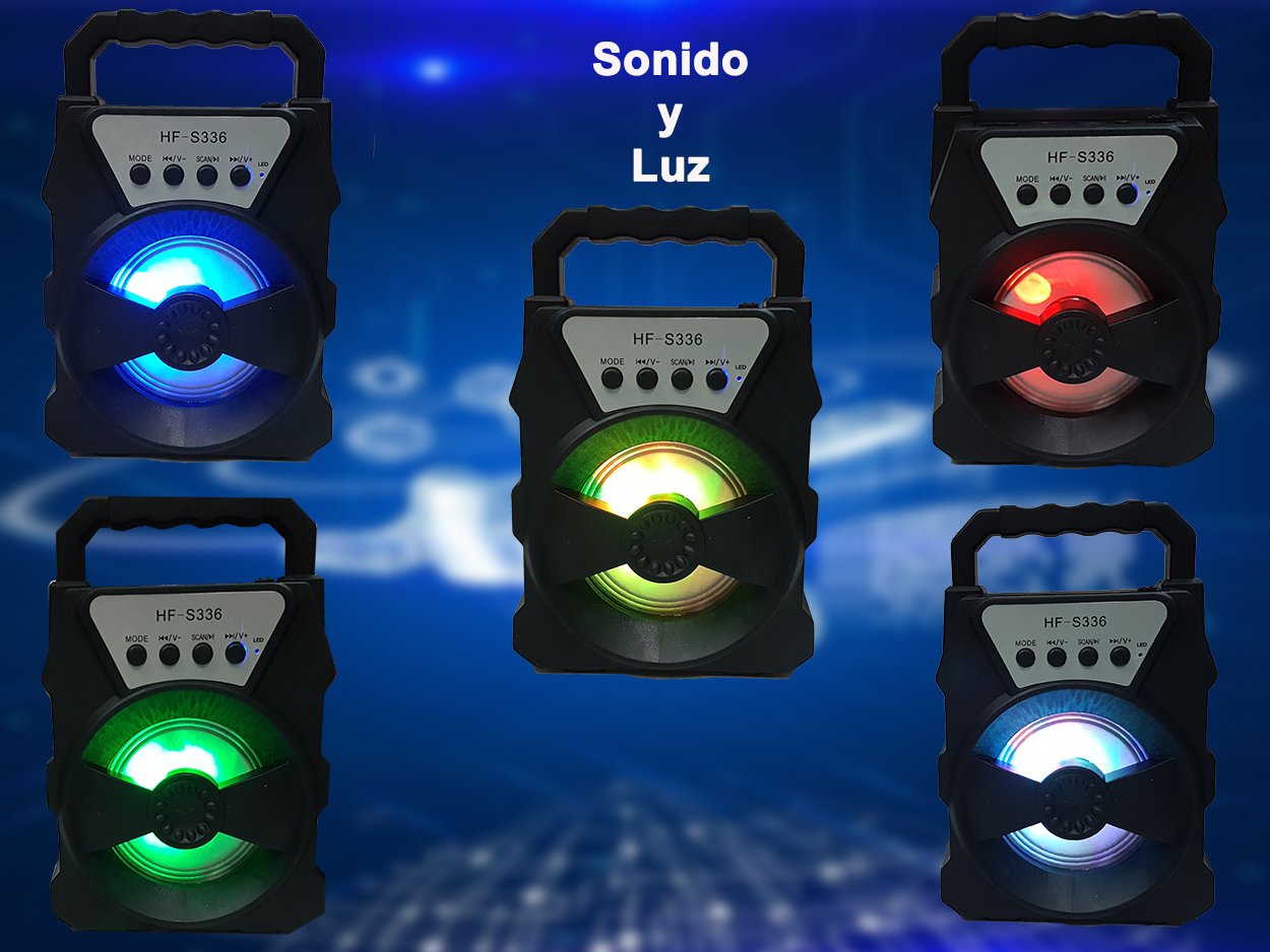 Mini Bocina HF-S336 Speaker Reproductor Audio MP3 Bluetooth_4