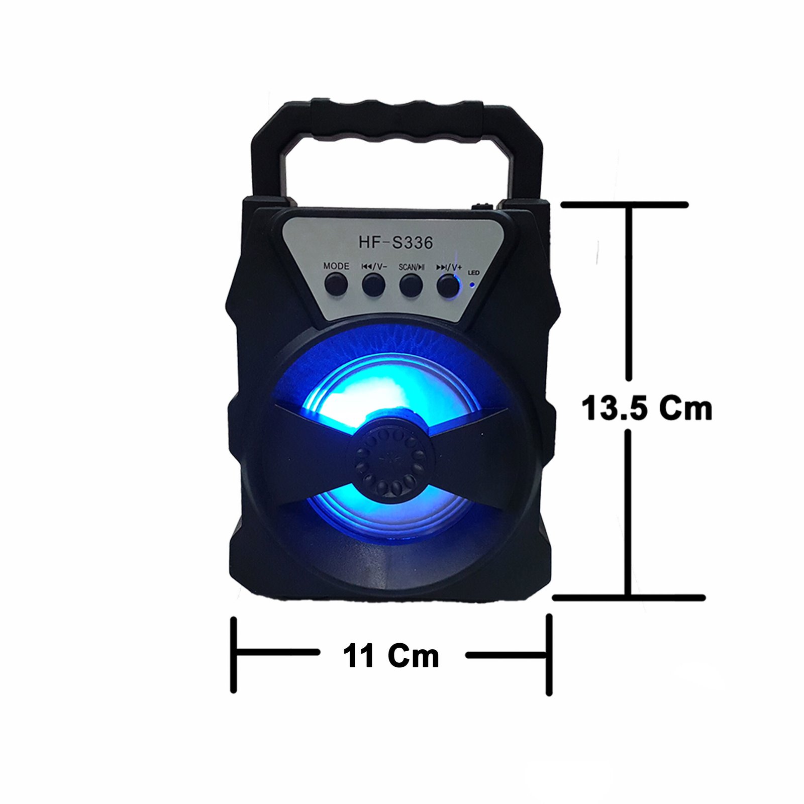 Mini Bocina HF-S336 Speaker Reproductor Audio MP3 Bluetooth_5