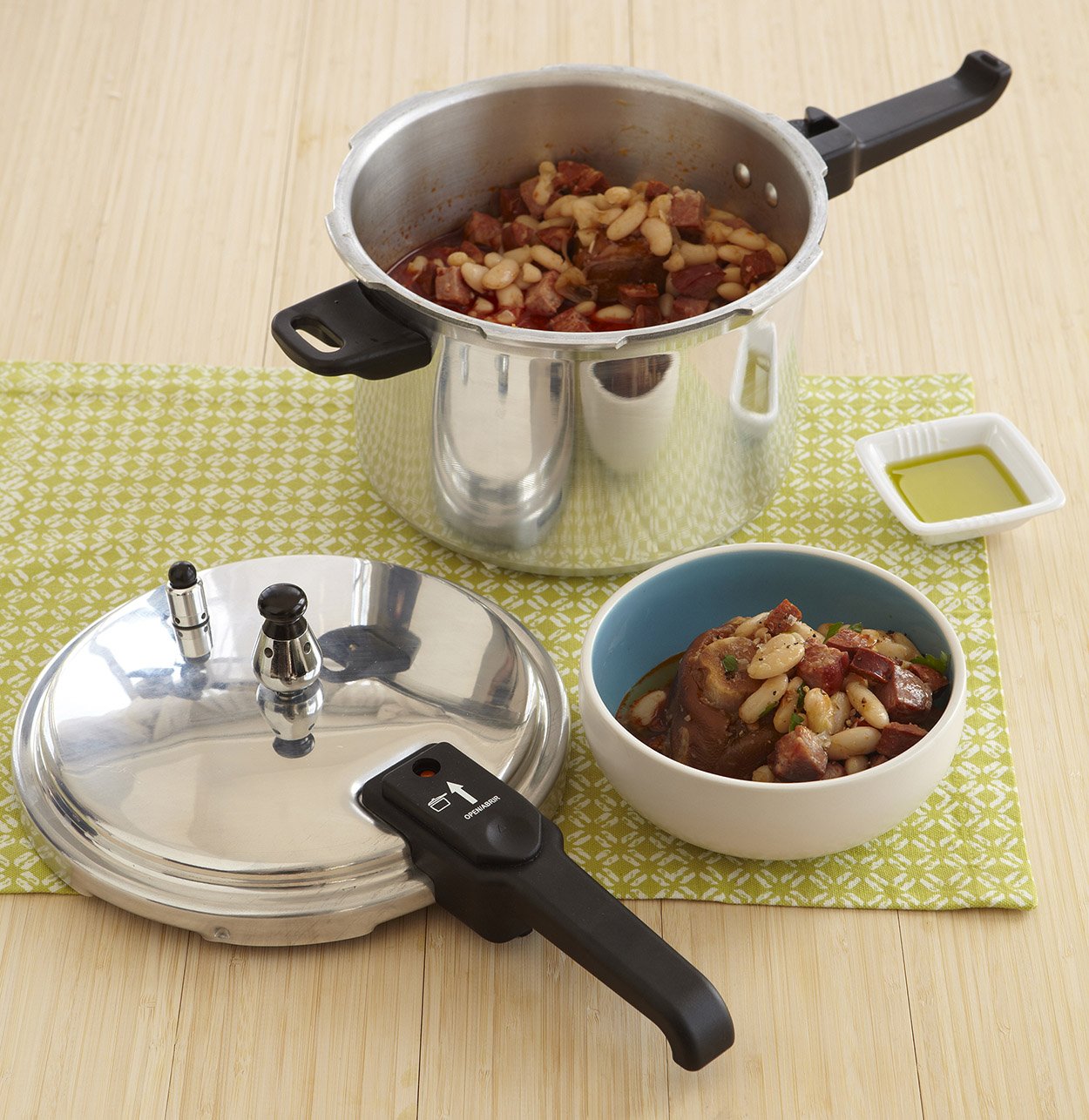 Olla De Presión Aluminio 5.7 Litros IMUSA 6 Qt Gourmet_4